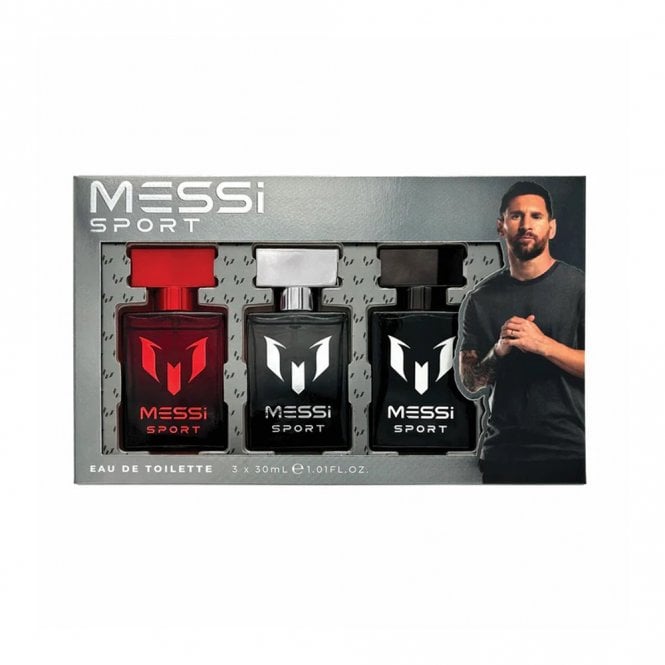 2692 Messi Sport 30ml 3pc Gift Set30ml Red Edt Spr, 30ml Black Edt Spr, 30ml Silver Edt Spr
