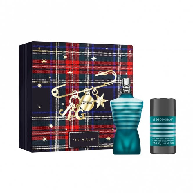 3113 JPG Le Male 75ml 2pc Gift Set75ml Edt Spr, 75ml Deodorant Stick