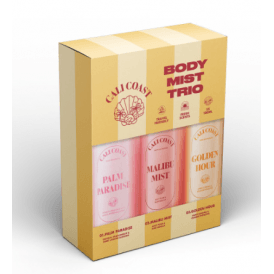 4994 Cali Coast 100ml 3pc Gift Set100ml Malibu Body Mist, 100ml Palm Paradise Body Mist, 100ml Golden Hour Body Mist