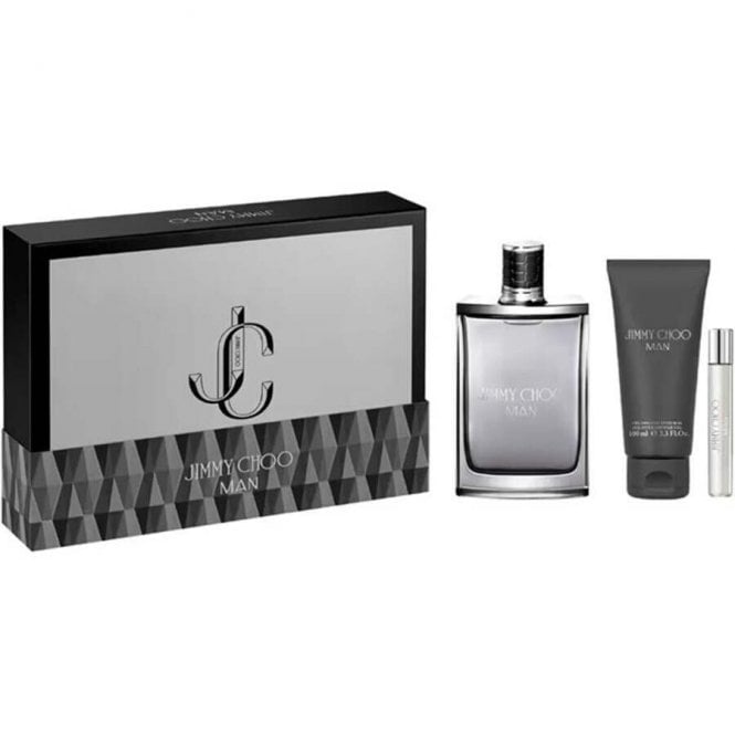 6059 Jimmy Choo Man 100ml 3pc Gift Set100ml Edt Spr, 100ml Shower Gel, 7.5ml Edt Spr