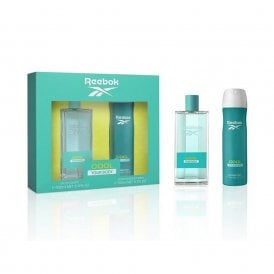 6246 Reebok Cool Your Body Ladies 100ml 2pc Gift Set100ml Edt Spr, 150ml Deodorant Spr