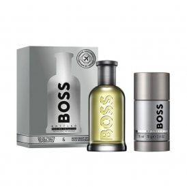 7741 Boss Bottled (Grey) 100ml 2pc Gift Set100ml Edt Spr, 75ml Deodorant Stick