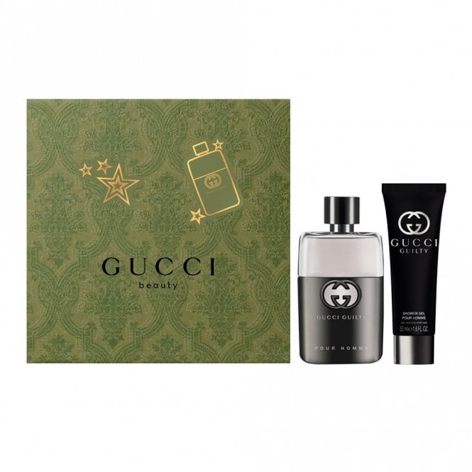 9063 Gucci Guilty Pour Homme 50ml 2pc Gift Set50ml Edt Spr, 50ml Shower Gel