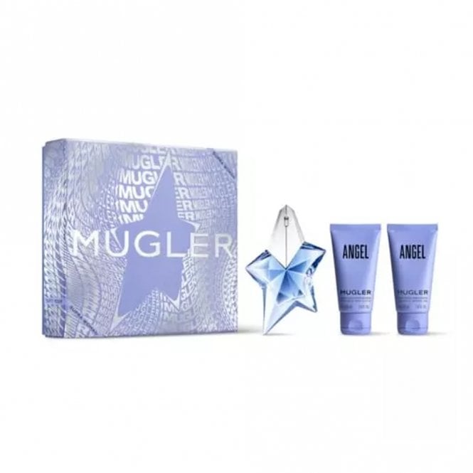 A4855 Angel Ladies 25ml 3pc Gift Set25ml Edp Spr, 50ml Body Lotion, 50ml Shower Gel