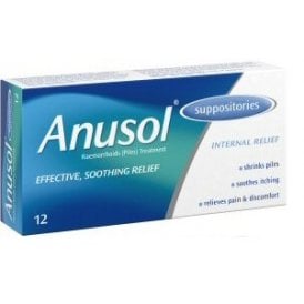 Anusol Suppositores 12