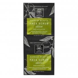 APIVITA Express Beauty Deep Exfoliation Face Scrub With Olive 2X8ml