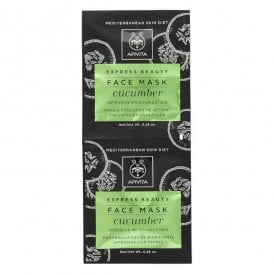 APIVITA Express Beauty Face Mask With Cucumber 2X8ml