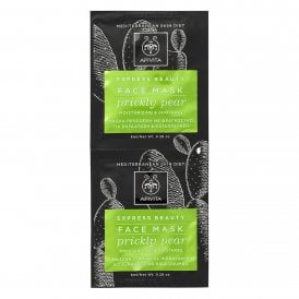 APIVITA Express Beauty Moisturizing & Soothing Face Mask With Prickly Pear 2X8ml