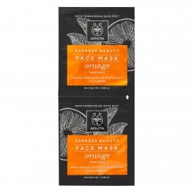 APIVITA Express Beauty Radiance Face Mask With Orange 2X8ml