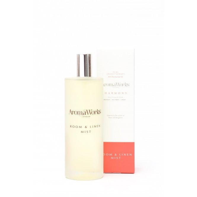 Aromaworks Harmony Rose & Bergamot Room Mist 100ml