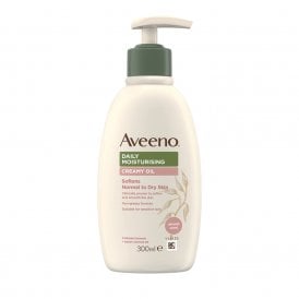 Aveeno Daily Moisturising Creamy Oil With Sweet Almond 300ml Pump