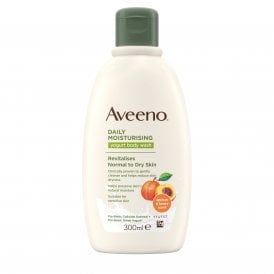 Aveeno Daily Moisturising Yogurt Body Wash Apricot and Honey 300ml
