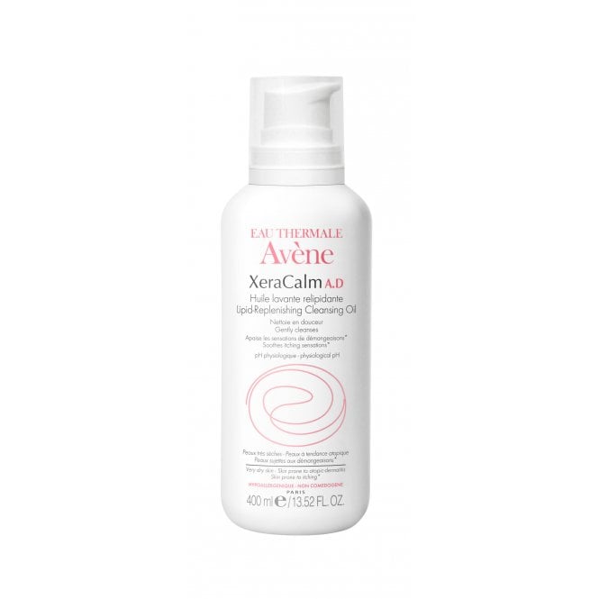 Avène XeraCalm A.D. Lipid-Replenishing Cleansing Oil for Dry, Itchy Skin 400ml