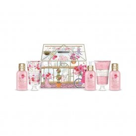 Baylis & Harding Royale Garden Luxury Green House Gift Set100ml Bottle Creme Hand Wash, 100ml Bottle Creme Bath Bubbles, 100ml Shower Creme, 50ml Tube Hand & Nail Cream, 50ml Tube Body Lotion
