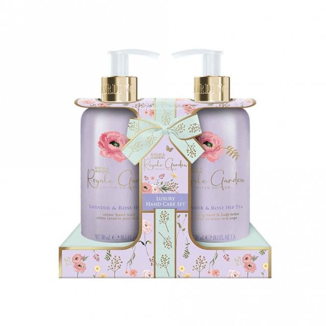 Baylis & Harding Royale Garden Luxury Hand Care Gift Set300ml Creme Hand Wash, 300ml Hand & Body Lotion