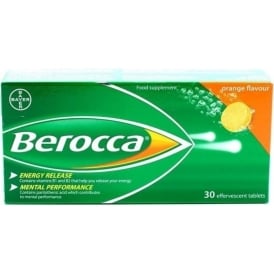 Berocca Effervescent Tabs 30 Pack