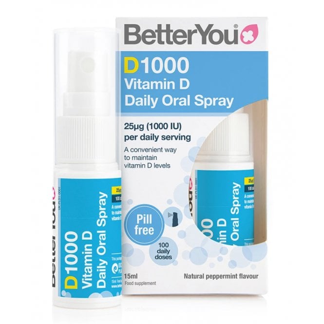 Better You DLUX1000 Daily Oral D3 Spray 15ml