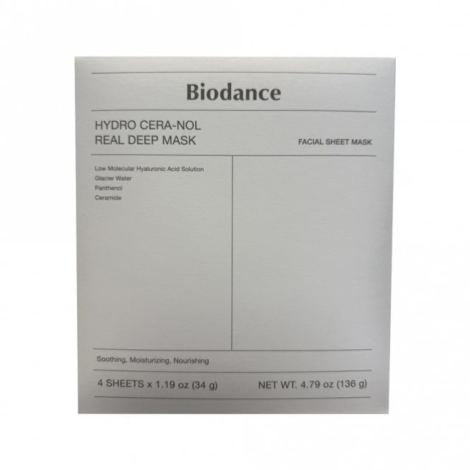Biodance Hydro Cera-Nol Real Deep Mask Pack 4 x 34g