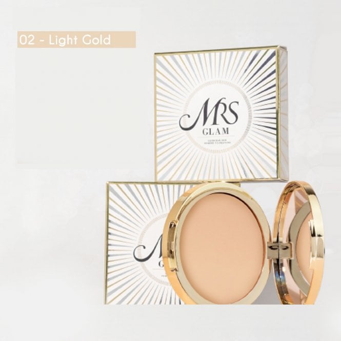 Bperfect Mrs Glam Glorious Skin Powder Foundation 70g Light Gold 02
