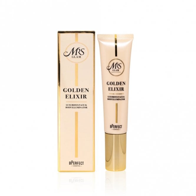 Bperfect Mrs Glam Golden Elixir Face & Body Illuminator 35ml