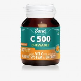 C500 Chewable Vitamin C 500mg 30 Tabs