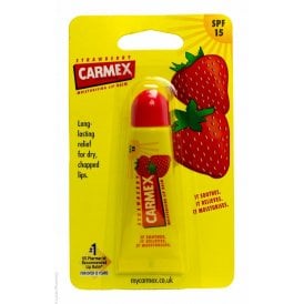 Carmex Strawberry Lip Balm Tube Spf15 10g