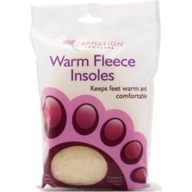 Carnation Warm Fleece Insoles Pair