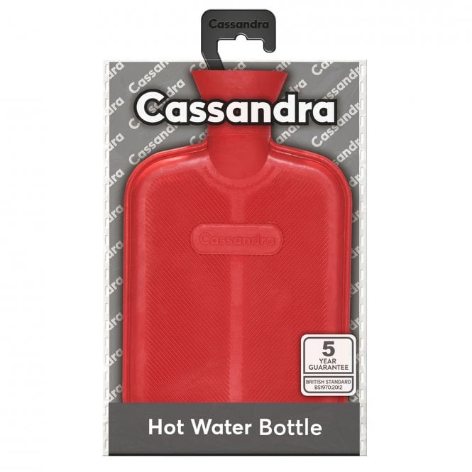Cassandra Hot Water Bottle Double Ribbed