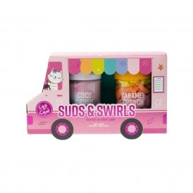 Chit Chat Suds & Swirls Gift Set65g Bath Sand, 10g Swirly Soap
