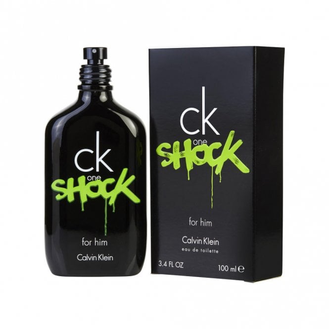 CK One Shock Mens 100ml Edt Spr