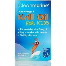 Cleanmarine Krill Oil For Kids 60 Capsules