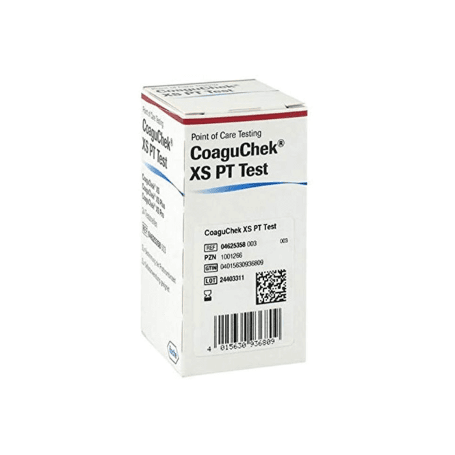 COAGUCHEK XS PT TEST STRIPS 24