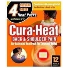 Cura-Heat Back & Shoulder Pain 4 For 3