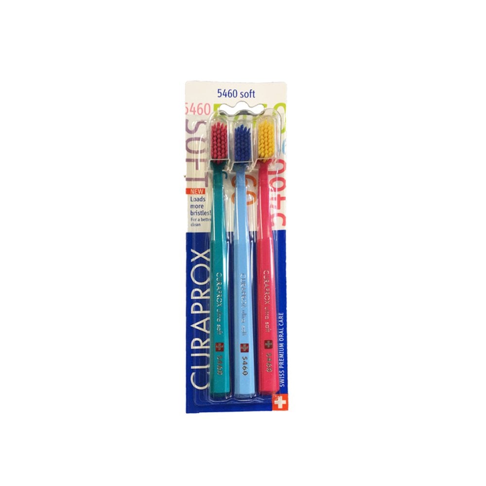 Curaprox 5460 Sensitive Soft Triple Pack Toothbrush - Pharmacy & Health ...