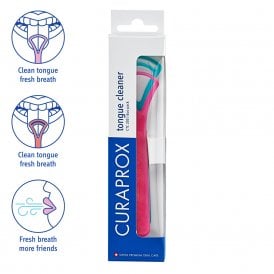 Curaprox Tongue Scraper Duo Pack