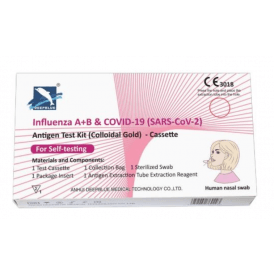 Deep Blue Covid & Influenza A+B Combo Test 1