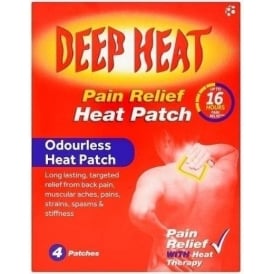 Deep Heat Patches    4 Pack