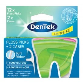 Dentek On-the-Go Floss Picks & Case