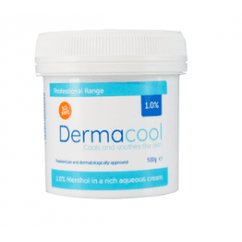 Dermacool Menthol Aqueous Cream 1% 500g Pot
