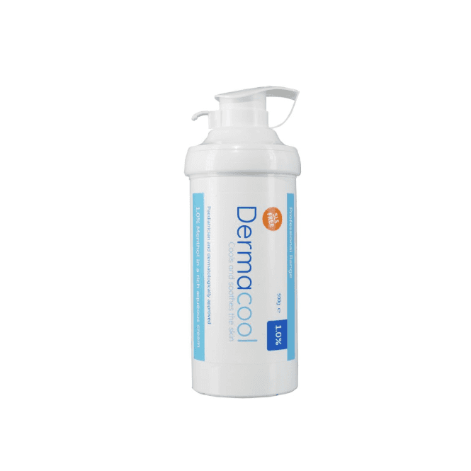 Dermacool Menthol Aqueous Cream 1% 500g Pump