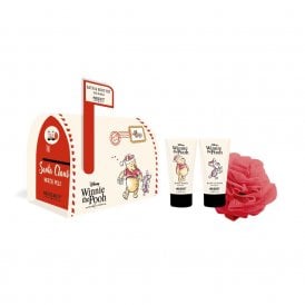 Disney Winnie The Pooh Festive Bath & Body Gift Set75ml Body Wash, 75ml Body Lotion, Body Exfoliator