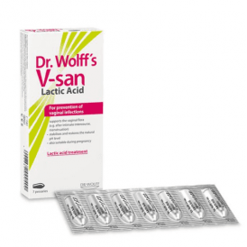 Dr. Wolff’s V-san Lactic Acid 7 pessaries