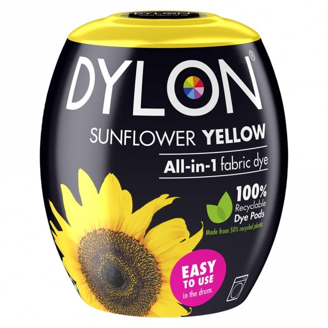 Dylon Pod Sunflower Yellow Machine Dye 05 350g