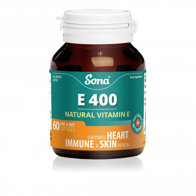 E400 Natural Vitamin E 60 Caps