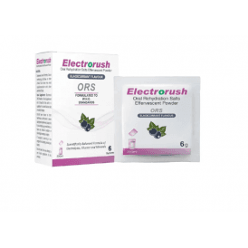 Electrorush ORS Sachets Blackcurrant 6 pack