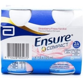 Ensure Compact Strawberry 4X125ml