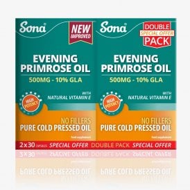 Evening Primrose Oil 500mg TWIN PACK 60 x 2 Caps