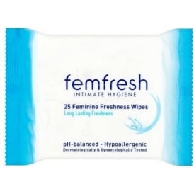 Femfresh Wipes 25 Pack