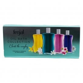 Fenjal Bath Oil 50ml 4pc Gift Set50ml Classic Bath Oil, 50ml Intensive Bath Oil, 50ml Passion Fruit Bath Oil, 50ml Moringa Bath Oil