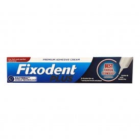 Fixodent Plus Food Barrier Flavour Free 40g